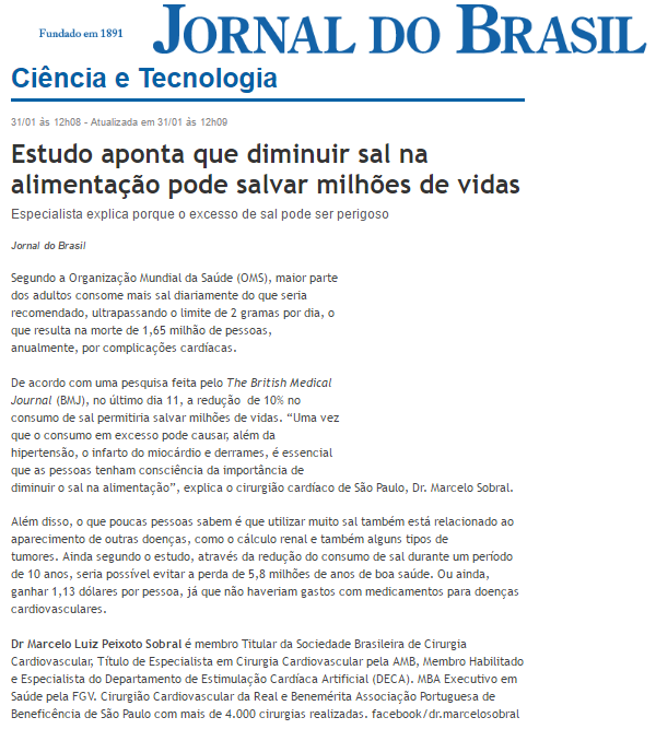 Jornal do Brasil - 31.01